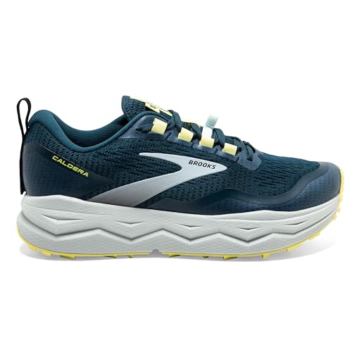 Brooks Women's Caldera 5 Trail Running Shoe - Pond/Black/Charlock - 5.5 Medium
