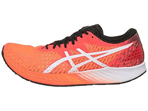 ASICS Men's Hyper Speed Running Shoes, 11, Sunrise RED/White