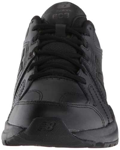 Women's New Balance 608 v5 Training Shoes in Black/Black alternate view 7