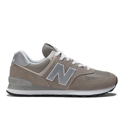 New Balance Men's 574 Core Sneaker, Grey/White, 16