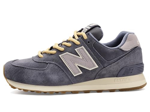 New Balance Women's WL574V2 Darker Sea Salt/Lighter Nb Navy 9 Medium