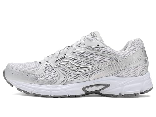 Saucony Unisex Ride Millennium Sneaker, Grey/Silver, 14