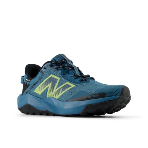 Women's New Balance DynaSoft Nitrel v6 Gore-Tex Trail Shoes in Terrarium/Black/Black alternate view 4