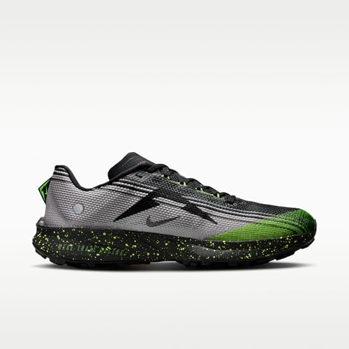 Nike Kiger 10 Trail Running Shoes (Black/Volt Ice/Tattoo/Phantom) Size - alternate view 3