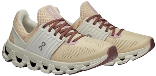 On Women's Cloudswift 3 AD Sneakers, Savannah/Ice, 6 Medium US