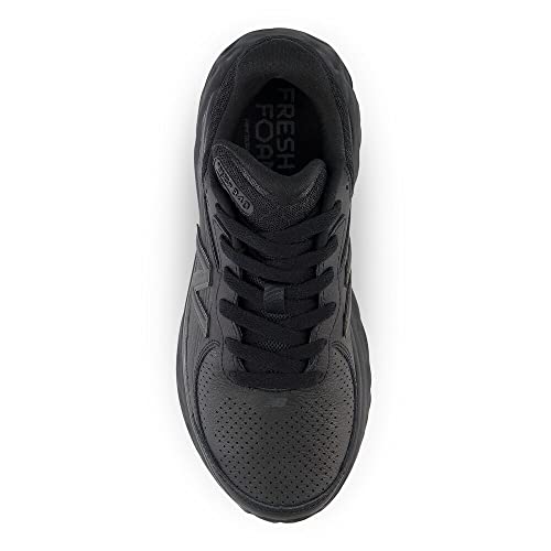 Women's New Balance Fresh Foam X 840F v1 Walking Shoes in Black/Black/Blacktop alternate view 5