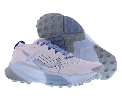 Nike Zoomx Zegama Trail Womens Shoes Size 10.5, Color: Pearl Pink/Blue Whisper - alternate view 2