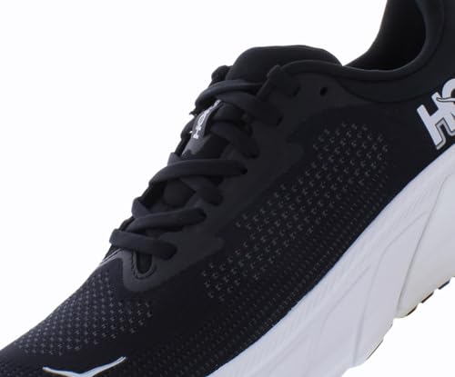 HOKA ONE ONE Arahi 7 Wide Womens Shoes Size 9.5, Color: Black/White