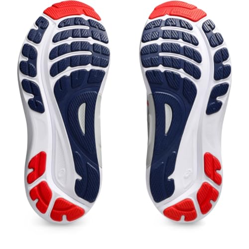 ASICS Men's Gel-Kayano 31 Running Shoes, 11.5, Piedmont Grey/Fiery RED