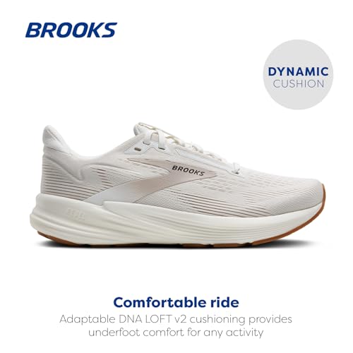 Brooks Women’s Revel 8 Neutral Running & Walking Shoe - White/Chateau Grey - 7 Wide - alternate view 2