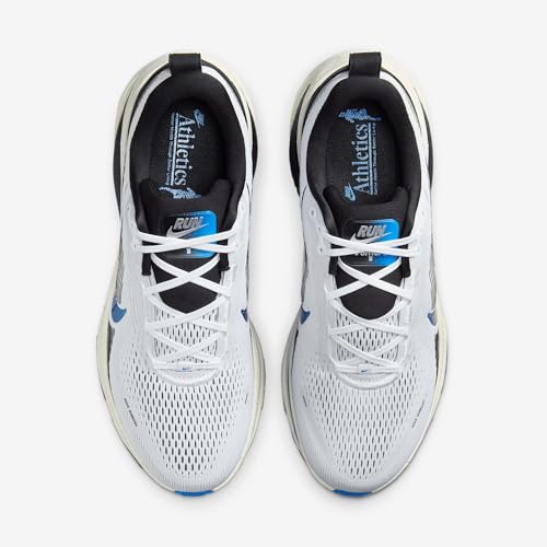 Nike Vomero 18 Men's Road Running Shoes (IB7722-100, White/Black/Sail/Photo Blue) Size 10