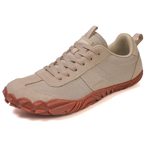 UBFEN Womens Barefoot Shoes Mens Wide Toe Box Zero Drop Minimalist Sneakers