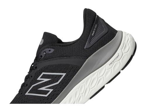 New Balance Women's Fresh Foam X 1540 V4 Running Shoe, Black/White, 9 M