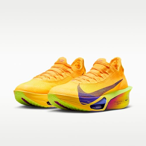 Nike Alphafly 3 Women's Road Racing Shoes (Laser Orange/Citron Pulse/Volt Ice/Indigo Burst) Size 8.5