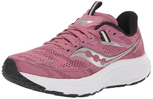 Saucony Women's Omni 21 Running Shoe, Haze/Black, 6 Medium