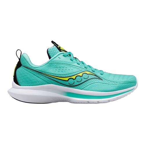 Saucony Women's Kinvara 13 Sneaker, Cool Mint/Acid, 5 Wide