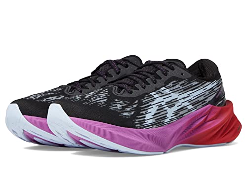 ASICS Women's NOVABLAST 3 Running Shoes, 7, Black/Soft Sky
