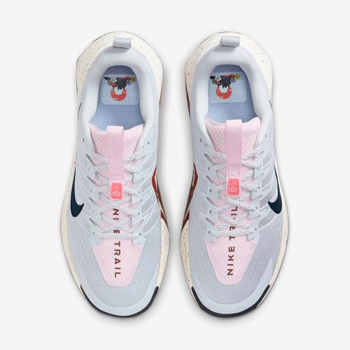 Nike Wildhorse 10 Men's Trail Running Shoes (FV2338-004, Pure Platinum/Football Grey/Pink Foam/Armory Navy) Size 9. - alternate view 4