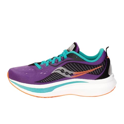 Saucony Women's Endorphin Speed 2 Sneaker, Concord/Jade, 5