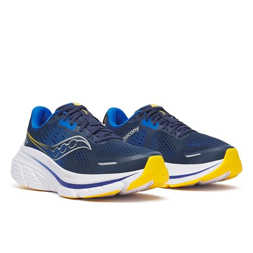 Saucony Men's Guide 18 Sneaker, Navy/Skydiver, 11.5