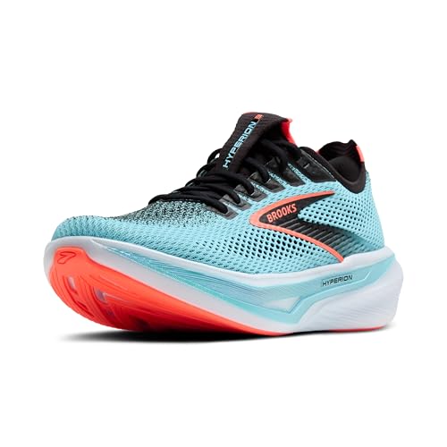 Brooks Men’s Hyperion 3 Neutral Running Shoe - Atomizer/Black/Pink Clay - 8 Medium