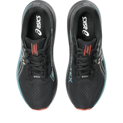 ASICS Men's GT-2000 14 Running Shoes, 7.5, Black/Apricot Crush