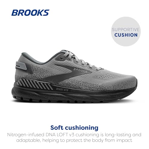 Brooks Men’s Beast GTS 24 Supportive Running & Walking Shoe - Primer Grey/Ebony - 15 Medium - alternate view 2
