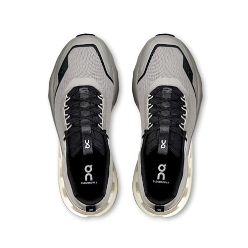 On Mens Cloudnova X Alloy/Black 10 M