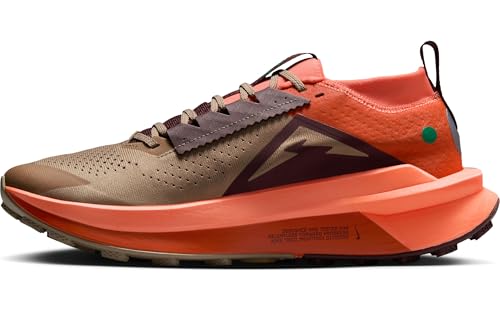 Nike Zegama 2 Men's Trail Running Shoes (HQ3768-200, Khaki/Hyper Crimson/Burgundy Crush/White) Size 12.5 - alternate view 9