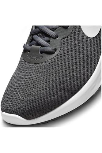 Nike Revolution 6 Men's Road Running Shoes (Iron Grey White Smoke Grey, US Footwear Size System, Adult, Men, Numeric, Medium, 10)