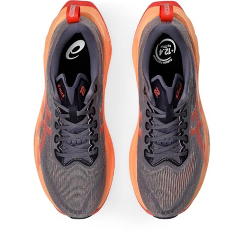 ASICS Unisex SUPERBLAST 2 Running Shoes, 4M / 5.5W, Greyish Purple/Coral Reef