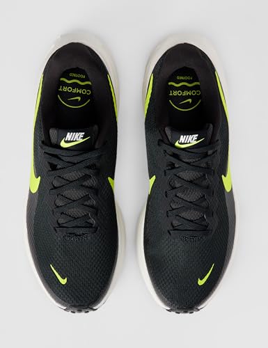 Nike Women's Revolution 8 Road Running Shoes, Black/Cyber-Phantom, 9
