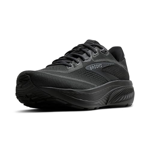 Brooks Men’s Ghost 18 Neutral Running & Walking Shoe - Black/Black/Ebony - 10 Wide