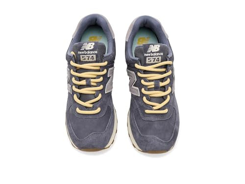 New Balance Women's WL574V2 Darker Sea Salt/Lighter Nb Navy 9 Medium