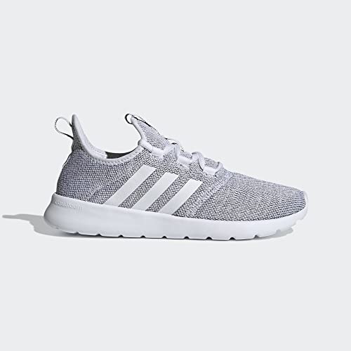 adidas Women's Cloudfoam Pure 2.0 Running Shoe, White/White/Black, 6