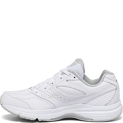 Saucony Women's Integrity WLK 3 Walking Shoes, White, 8