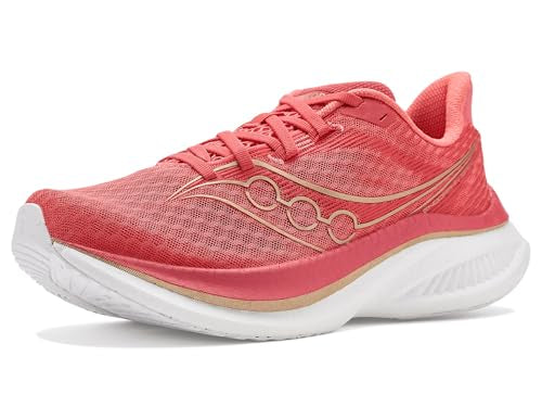 Saucony Women's Endorphin Speed 5 Sneaker, Coral/Salmon, 6.5
