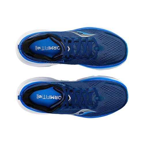 Saucony Men's Guide 17 Sneaker, Navy/Cobalt, 10.5