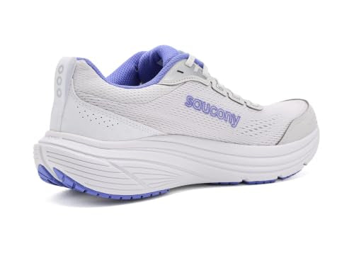 Saucony Women's Cohesion 19 Sneaker, Fog/Vinca, 8.5
