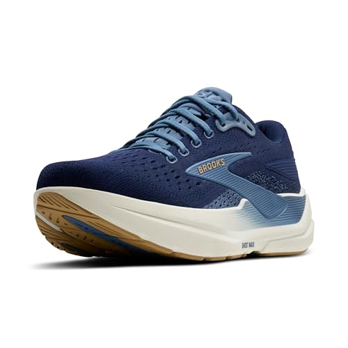 Brooks Men’s Ghost Max 3 Neutral Running & Walking Shoe - Blue/Starfish/Moonlight - 12 Medium