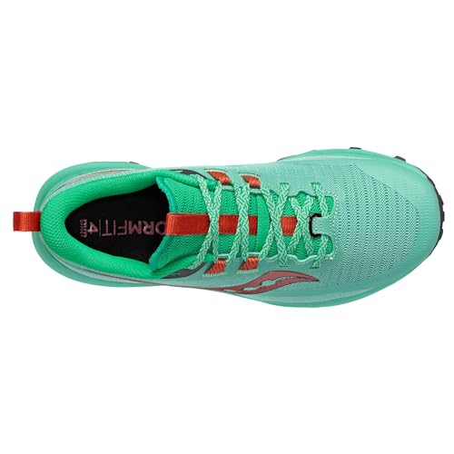 Saucony Women's Peregrine 13 Sneaker, Sprig/Canopy, 6