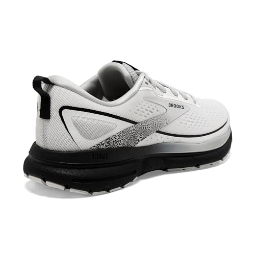 Brooks Women’s Trace 3 Neutral Running Shoe - White/Oyster/Black - 10 Wide