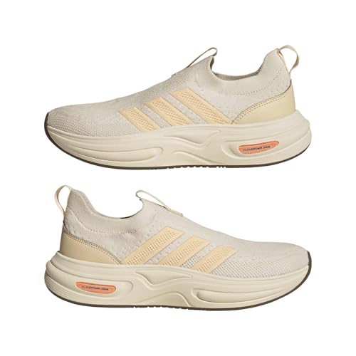 adidas Women's Cloudfoam Cuxxion - Sock, Wonder White/White/White, 9