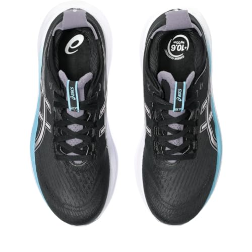 ASICS Women's Gel-Nimbus 27 Running Shoe, 5, Black/Dusk Violet