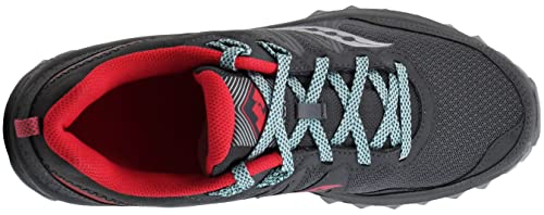 Saucony Women's Excursion TR14 Dark Grey/Hot Pink Running Shoe 9 M US