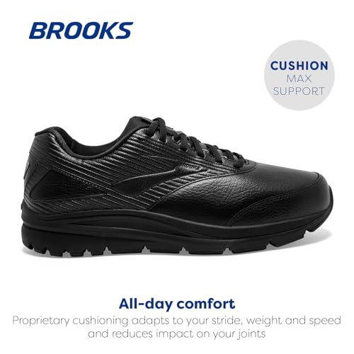 Brooks Men's Addiction Walker 2 Walking Shoe - Black/Black - 9 X-Wide