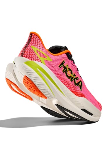 Hoka Women's Mach X 3 Neon Rose/Neon Tangerine 6 Medium