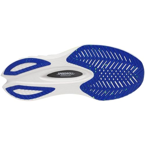 Saucony Men's Endorphin Pro 4 Sneaker, Lapis/Citron, 12