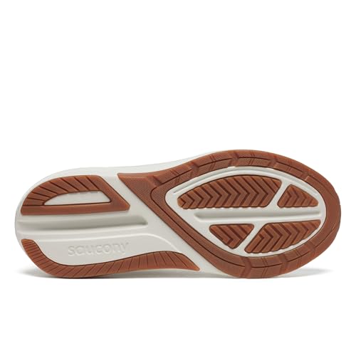 Saucony Men's Echelon 10 Sneaker, Birch/Gum, 9
