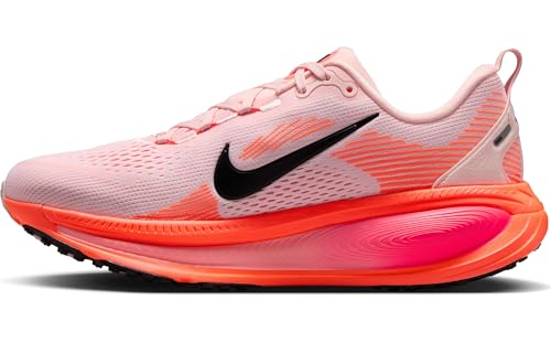 Nike Vomero 18 Women's Road Running Shoes (HM6804-600, Atmosphere/Bright Crimson/Crimson Bliss/Black) Size 6